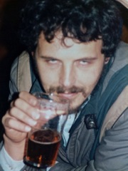 Andy and beer 1 1985